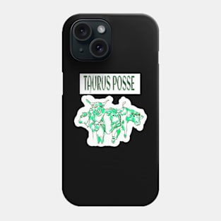 Taurus Posse Emerald Herd - Banner - Double-sided Phone Case