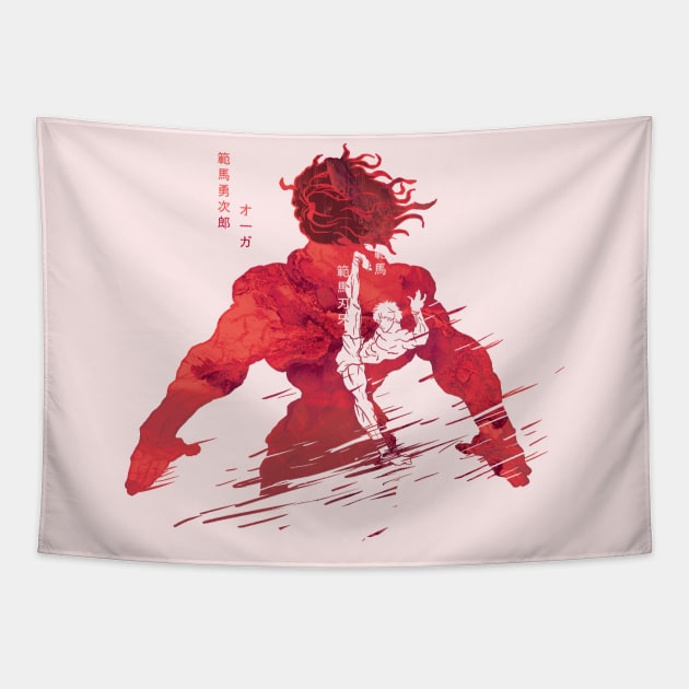 Demon Legacy:Hanma Baki Manga/Anime Tapestry by Vertei