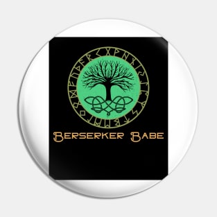 Berserker Babe Pin