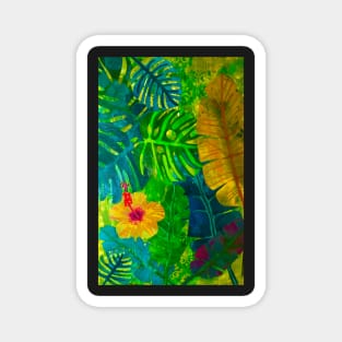 Tropical Garden Magnet