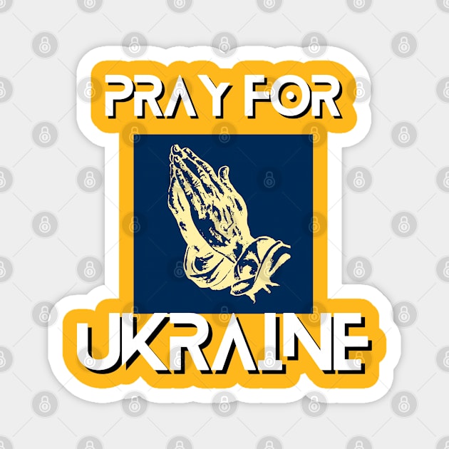 I STAND WITH UKRAINE Magnet by Jadotdot Designs