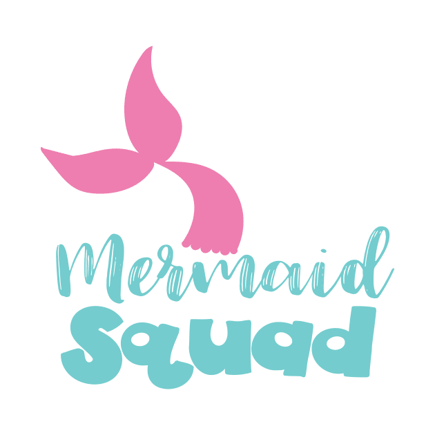 Mermaid Squad, Mermaid Tail, Mermaid Silhouette by Jelena Dunčević