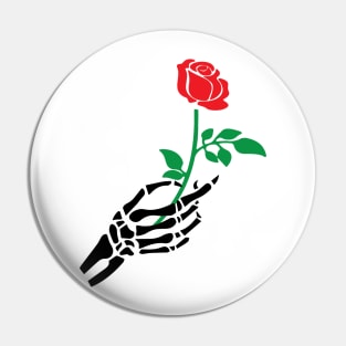 Rose in Hand Pin