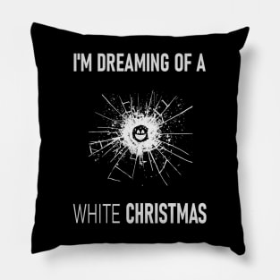 White Christmas Pillow