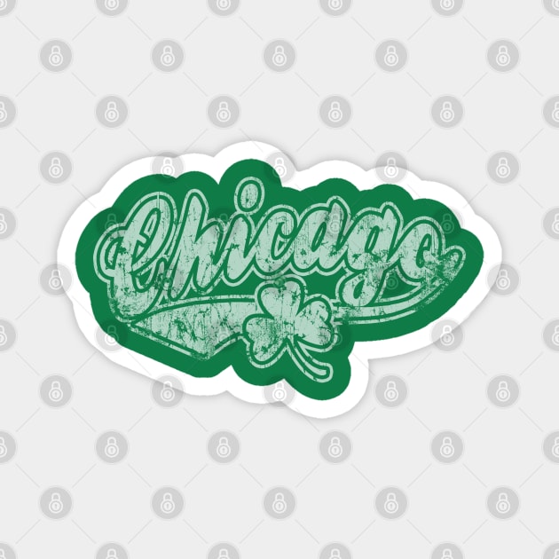 Vintage Chicago Irish St Pattys Day Magnet by E