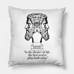 Hypocrities the king of Hypocrisy Pillow