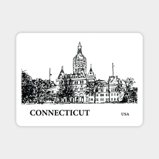 Connecticut State USA Magnet