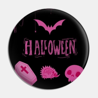 CUTE PINK HALLOWEEN DESIGN Pin