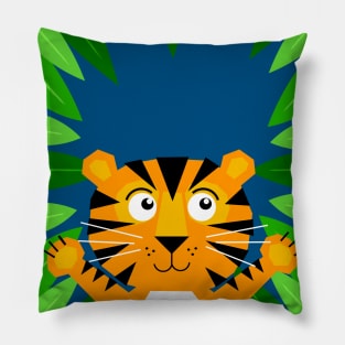 Peek-a-boo Tiger Pillow