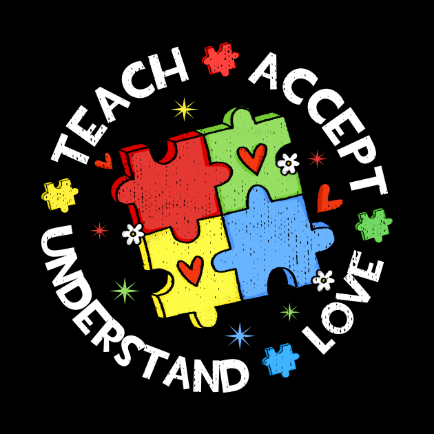 Teach Accept Understand Love by Petra and Imata