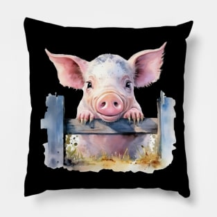 Friendly Pig Pillow