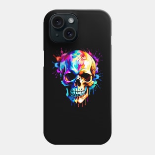 Skull Design in vibrant vector Style Phone Case