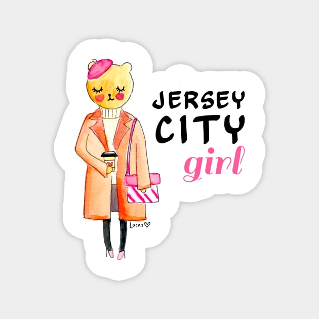 Jersey City Girl Magnet by Lady Lucas