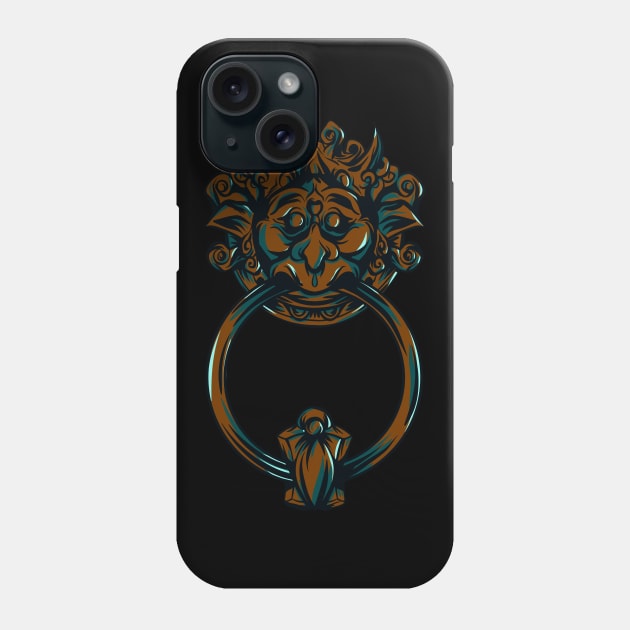 labyrinth door knocker Phone Case by wet_chicken_lip