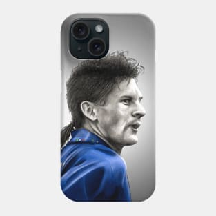 Roberto Baggio - Italy Football Artwork Phone Case