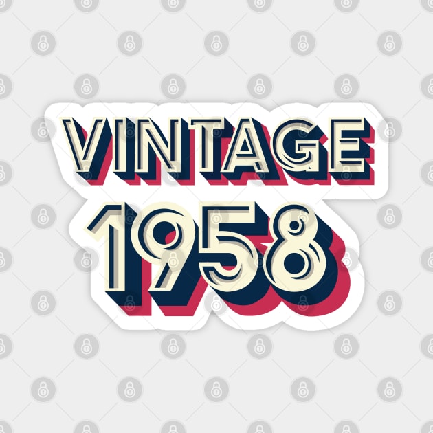 Vintage 1958 Magnet by KsuAnn