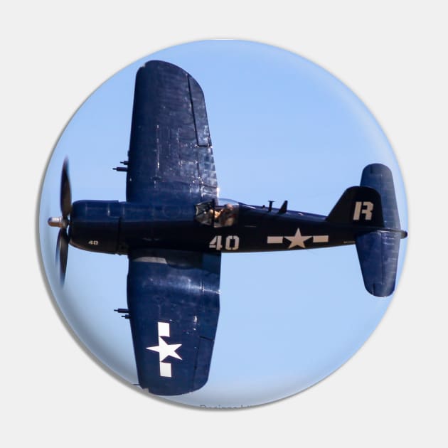 F4U-7 Corsair Photo-Pass Pin by acefox1