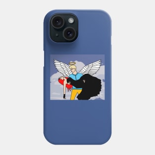 Fight Angel Devil Good Against Evil Phone Case