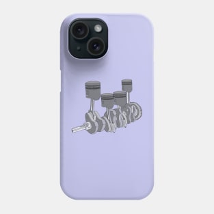 Four Cylinder Phone Case