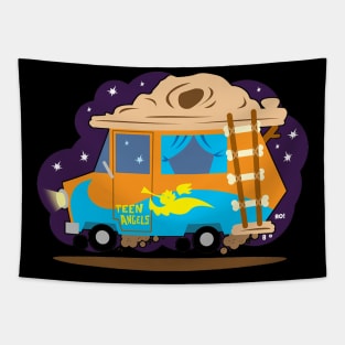 van captain caveman Tapestry