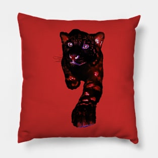 Jaguar Red Pillow