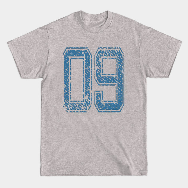 Discover Sports Number 09/ Shirt Number 09/ Year 09 / Team Number 09 - Sports Number - T-Shirt