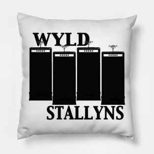 Black Wyld Stallyns Flag Pillow