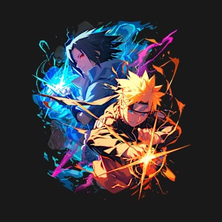 sasuke and naruto T-Shirt