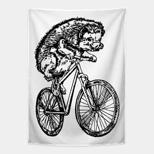 SEEMBO Hedgehog Cycling Bicycle Bicycling Biking Riding Bike Tapestry