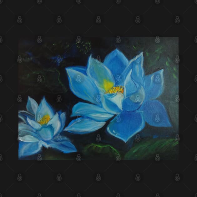 Blue Lotus Blossom by jennyleeandjim