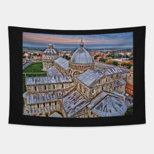 Pisa Cathedral. View from Leaning Tower. Tapestry