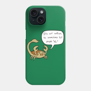 Boundaries Scorpion Phone Case