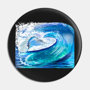 Surf - big wave surfing Pin