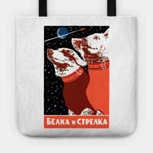 Russian Space Dogs Tote