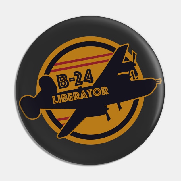 B-24 Liberator Pin by Tailgunnerstudios