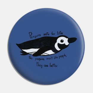 Penguins mate for life Pin