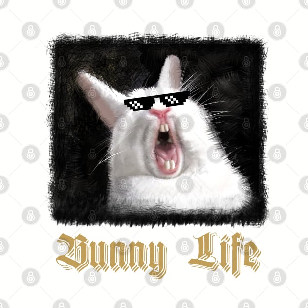 Thug Life Bunny by SteelWoolBunny