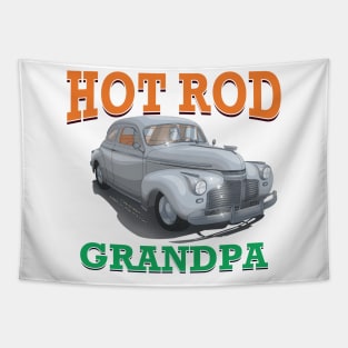 Hot Rod Grandpa Classic Car Novelty Gift Tapestry