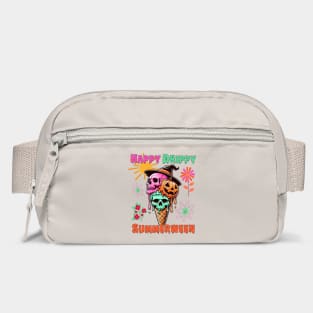 Happy Drippy Summerween vibes ice cream scoops design Bag