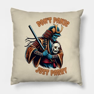 Anxiety samurai Pillow