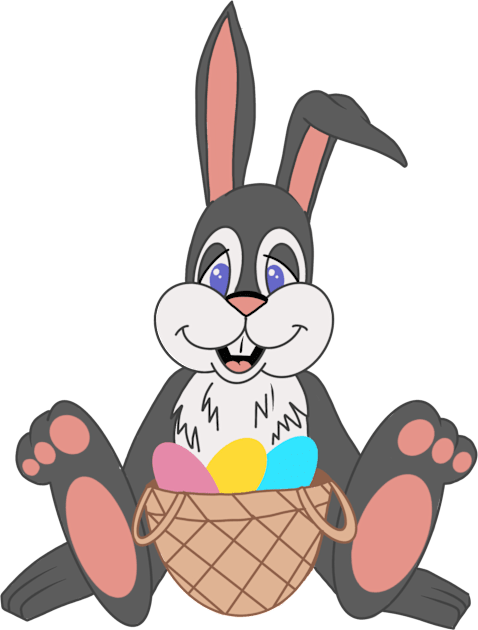 Easter Bunny Kids T-Shirt by BrittXJoe