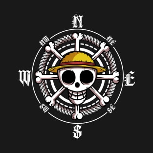 One Piece logo - Strawhat Pirate Symbol T-Shirt