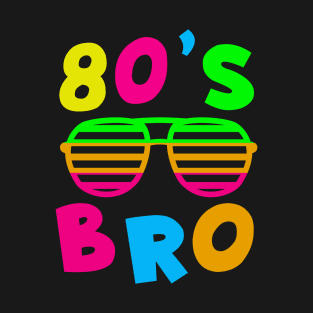 This Is My 80s Costume Bro Funny Sarcastic Retro Party T-Shirt