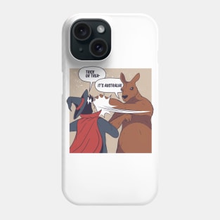 Funny australia halloween Phone Case