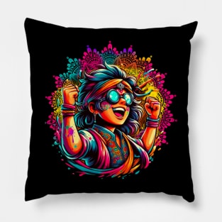 T shirt for Happy Holi festival celebration 09 Pillow