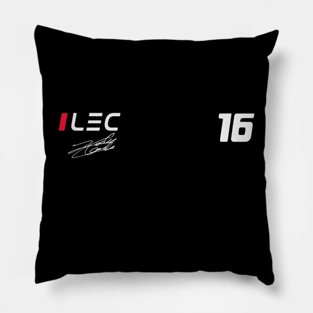 Charles Leclerc 16 - F1 2023 Pillow by F1  Studio7