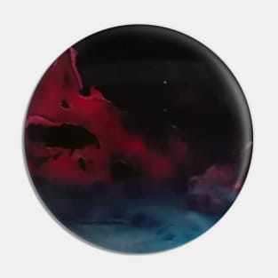 Red planet Pin