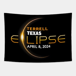 Terrell Texas Total Solar Eclipse 2024 Tapestry