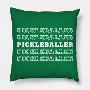 Pickleballer. Pillow