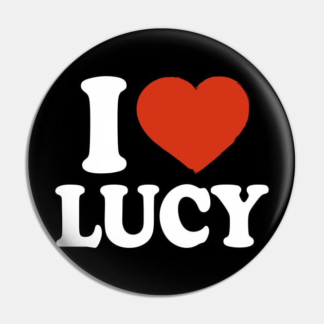 I Love Lucy Pin by Saulene